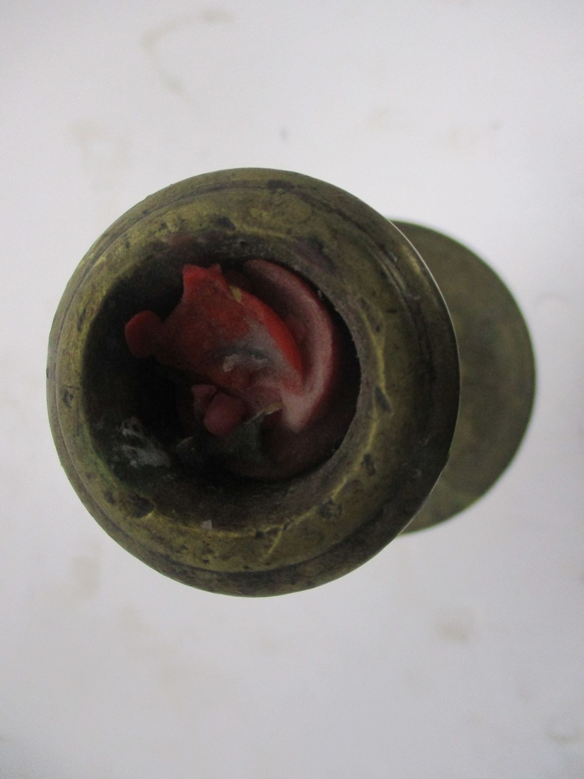 Large Antique Candle Holder Candlestick Church Chapel  Altar Monastery Brass 190 photo buy