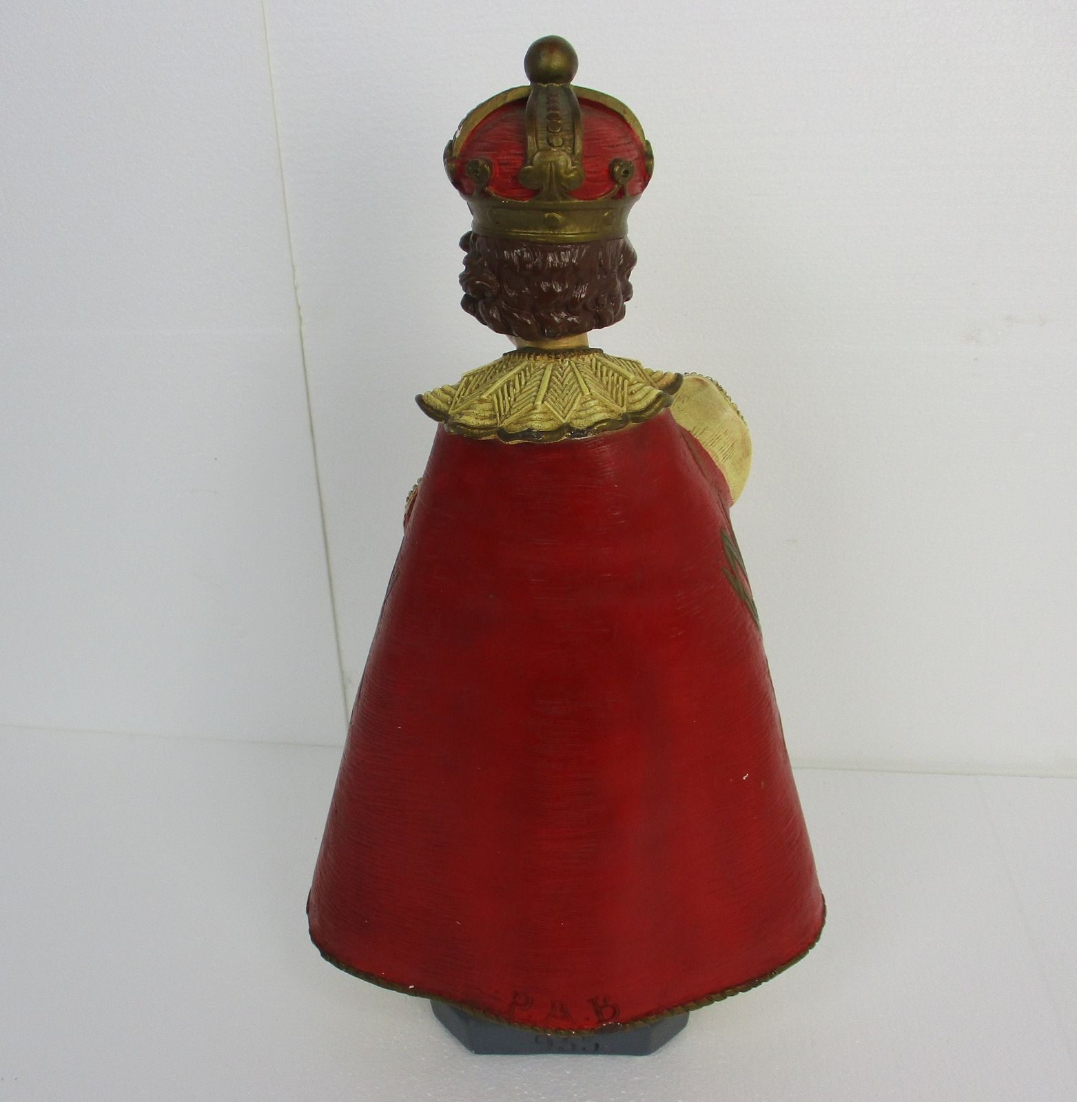 photo furniture Xl Statue Infant Of Prague Infant Jesus Santo Nino Plaster Chapel Collector Wow