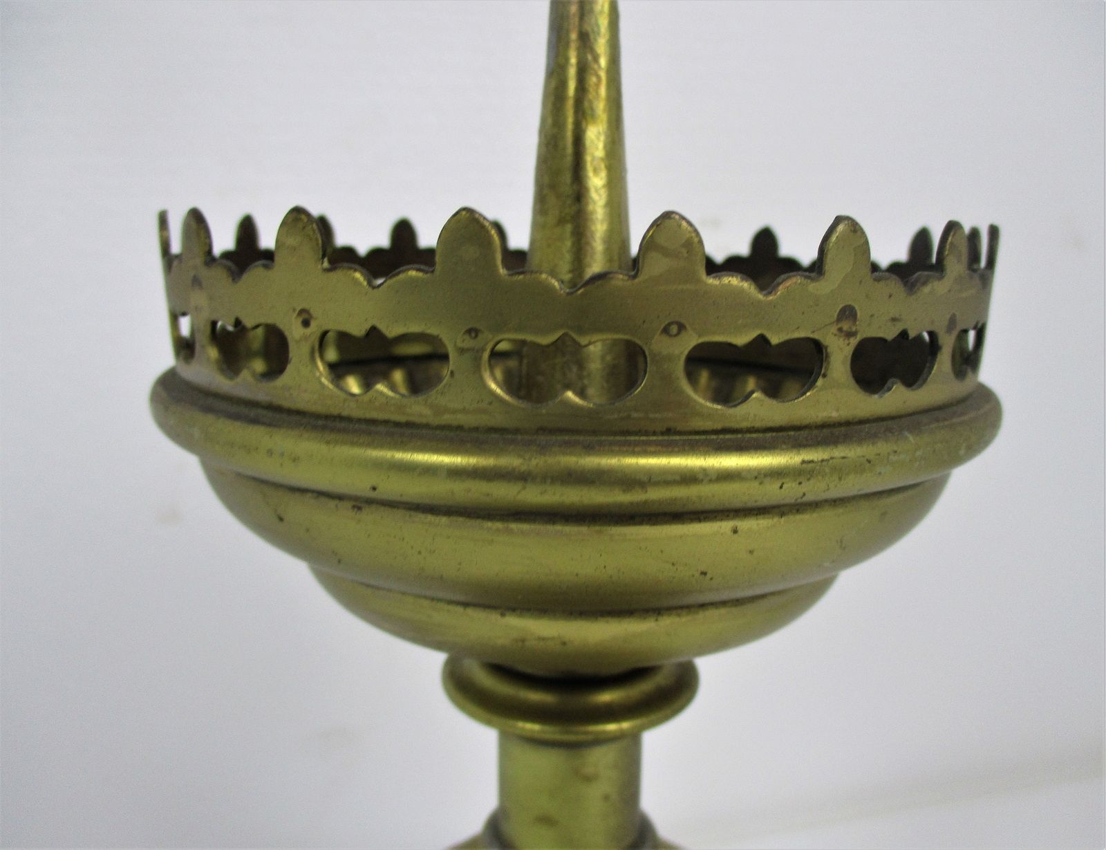 Antique Candle Holder Candle Stick Church  Chapel Altar Monastery Brass 12.99&Qu photo furniture