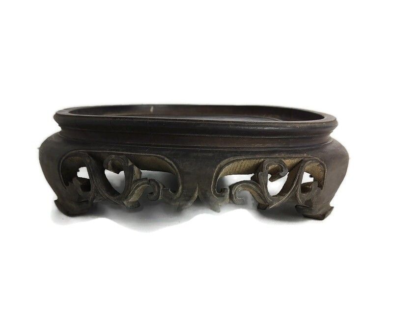 Pedestal Stand For Planter Flower Jardiniere Or Vase Chinese Wood Display Buddha