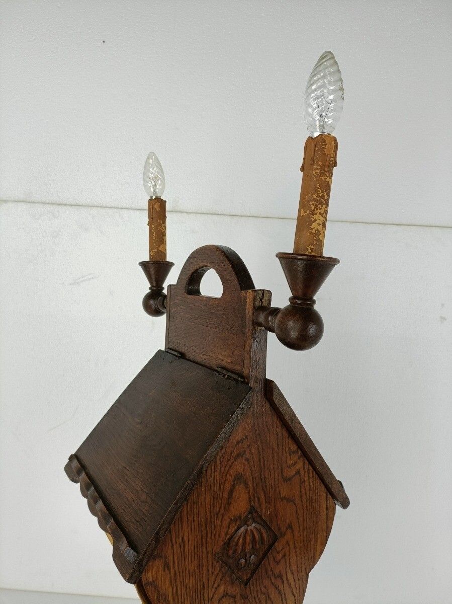 photo furniture Standing Cabinet Sewing Spinning Quilting Wooden Cabinet, Fabric Candle Holders