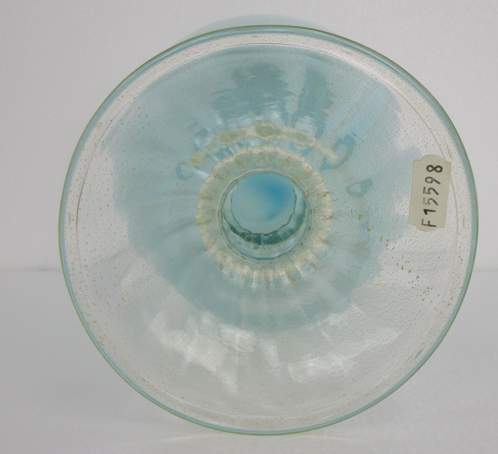 Vintage Venice  Art Glass Italian Murano Vase  Linea Padovan Signed Light Blue W photo 364.0