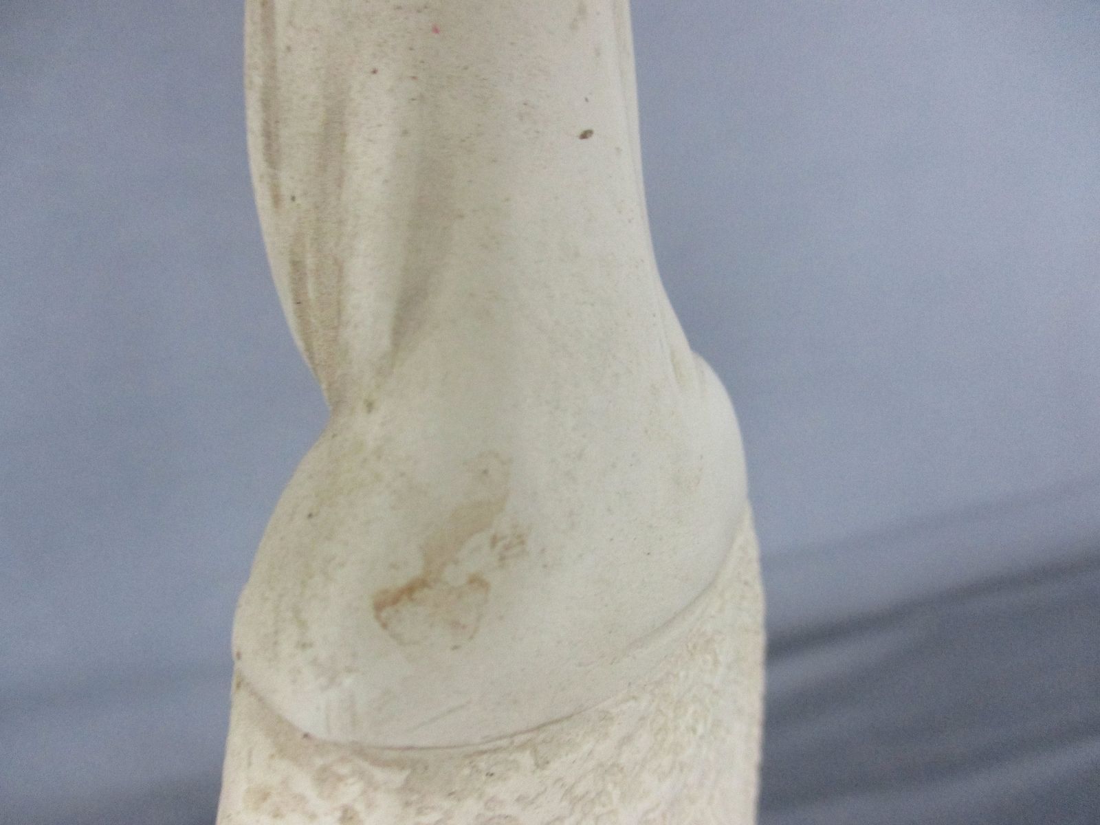 Virgin Mary Madonna Holy Mother Infant Child Plaster Statue On Granite Base 10.0 photo vinterior