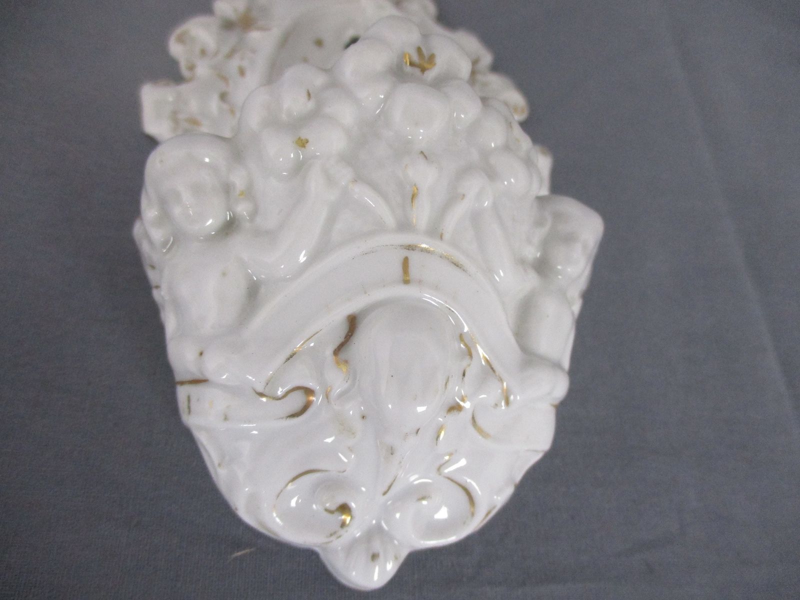 Holy Water Font Vessel Black Madonna Of Halle Extremely Htf Collector Hanging Bi photo for sale