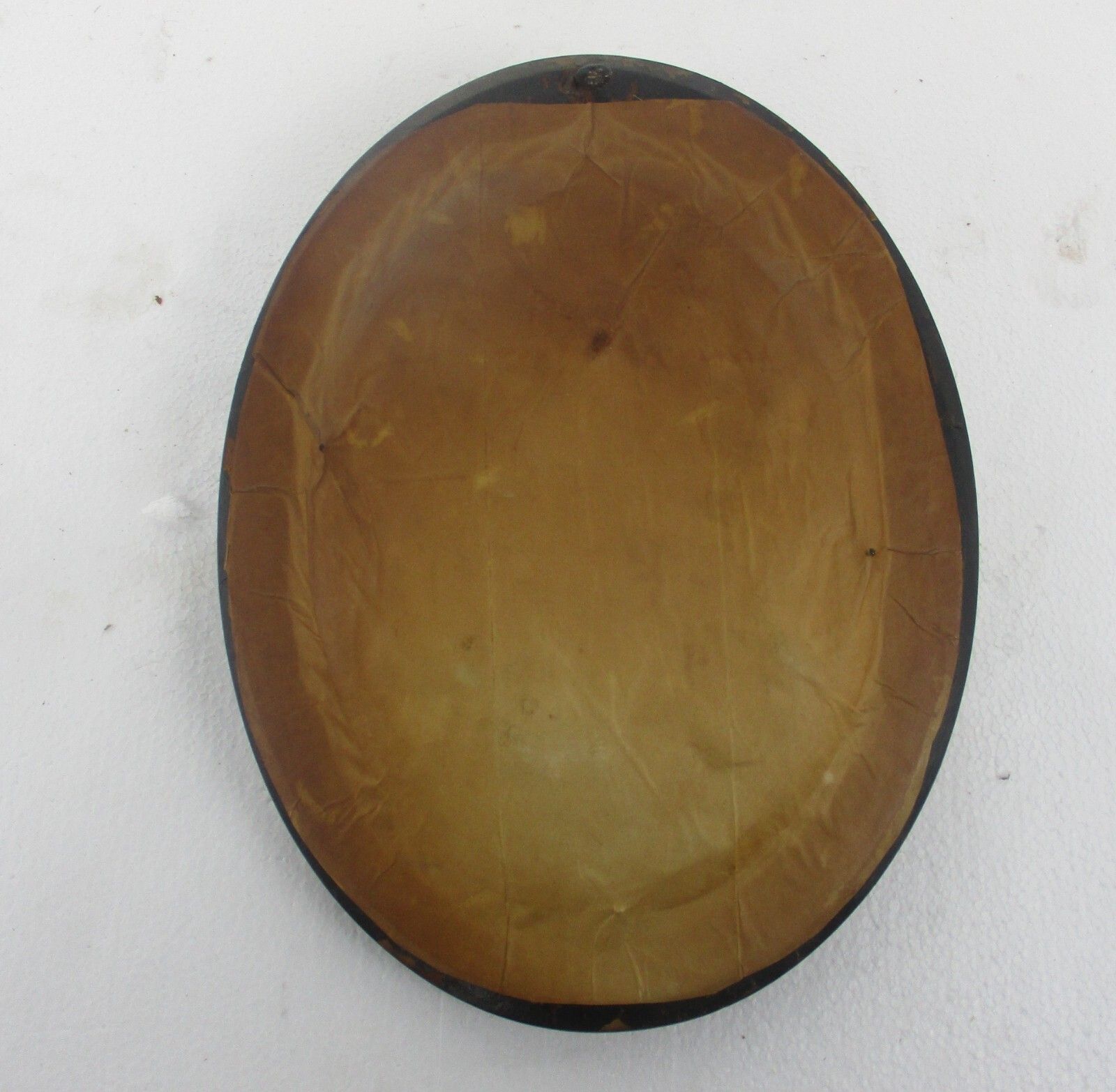 Antique Ornate Frame  Convex Glass Dome Wood  Our Lady Della Sedia Htf Collector photo buy
