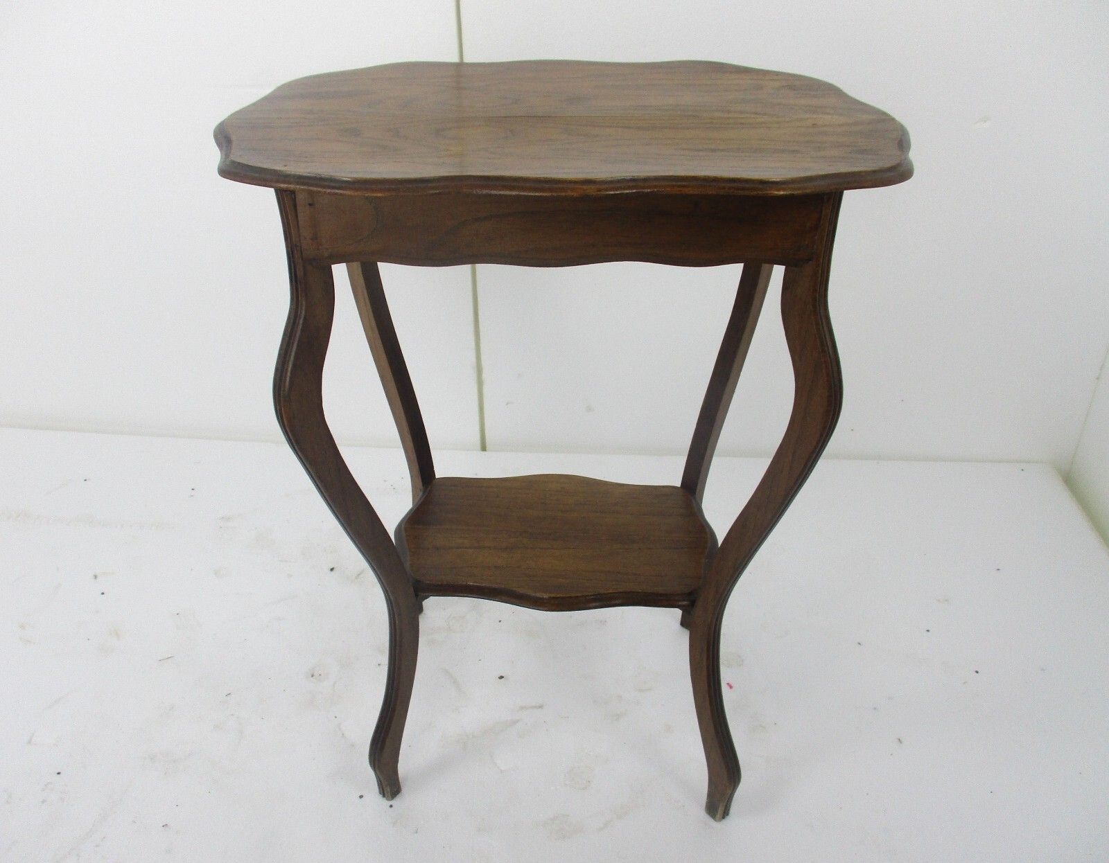 Art Nouveau Pedestal Side Occassional Table Plant Bonsai Stand Antique Two Tier photo furniture