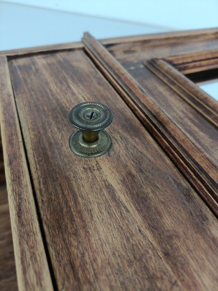 Antique Medicine Apothecary Shaving Cabinet Special Wood Wall Hanging Barn Farmh photo 384.0