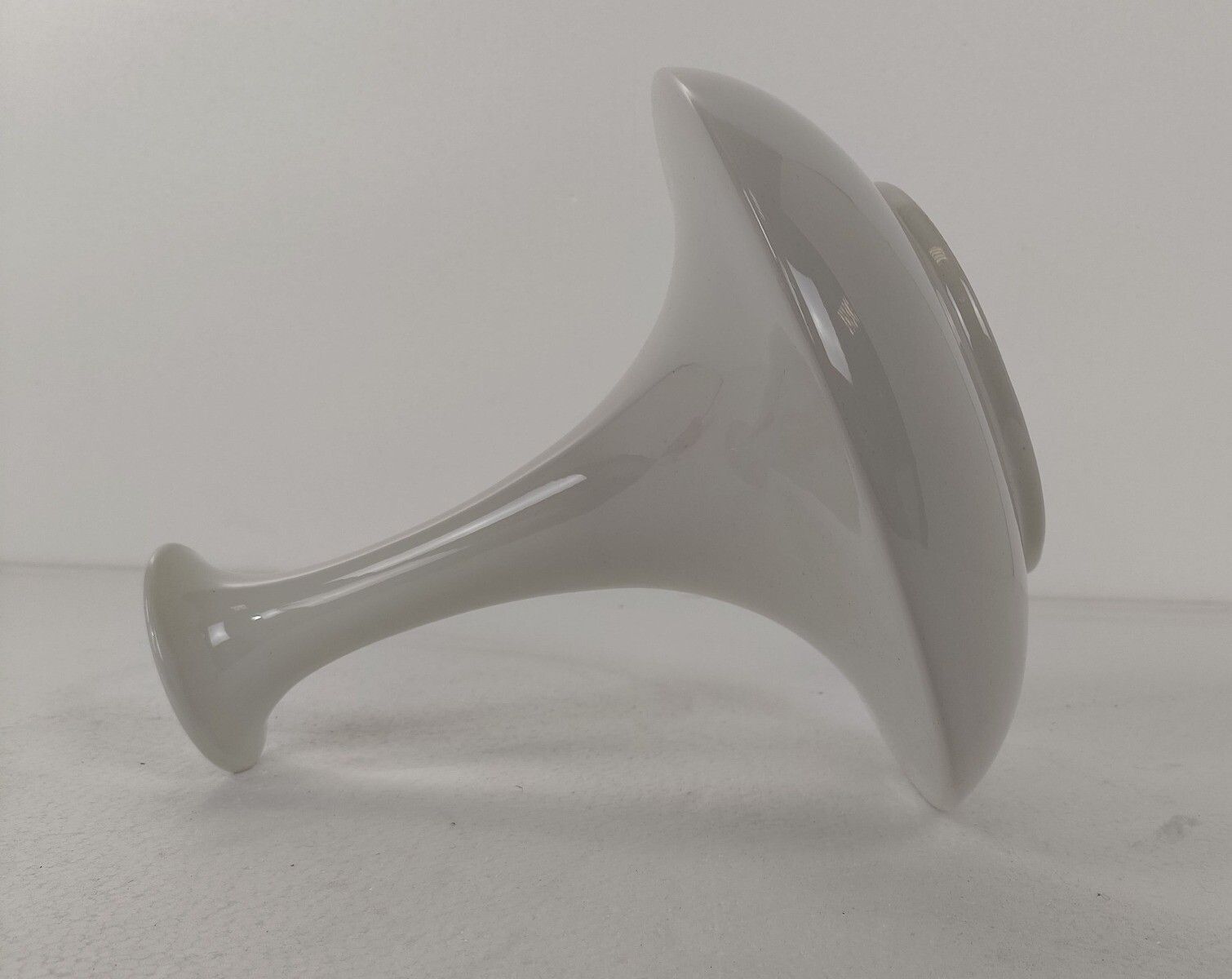 Pino Spagnolo Design For Sicart Post Modern Vase  Italy Space Age Modernist Whit photo buy