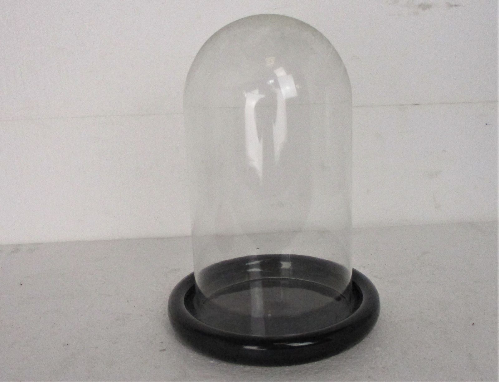Vintage Round Hand Blown Glass Dome Globe Steampunk Display Doll Clock 10.23&Quo