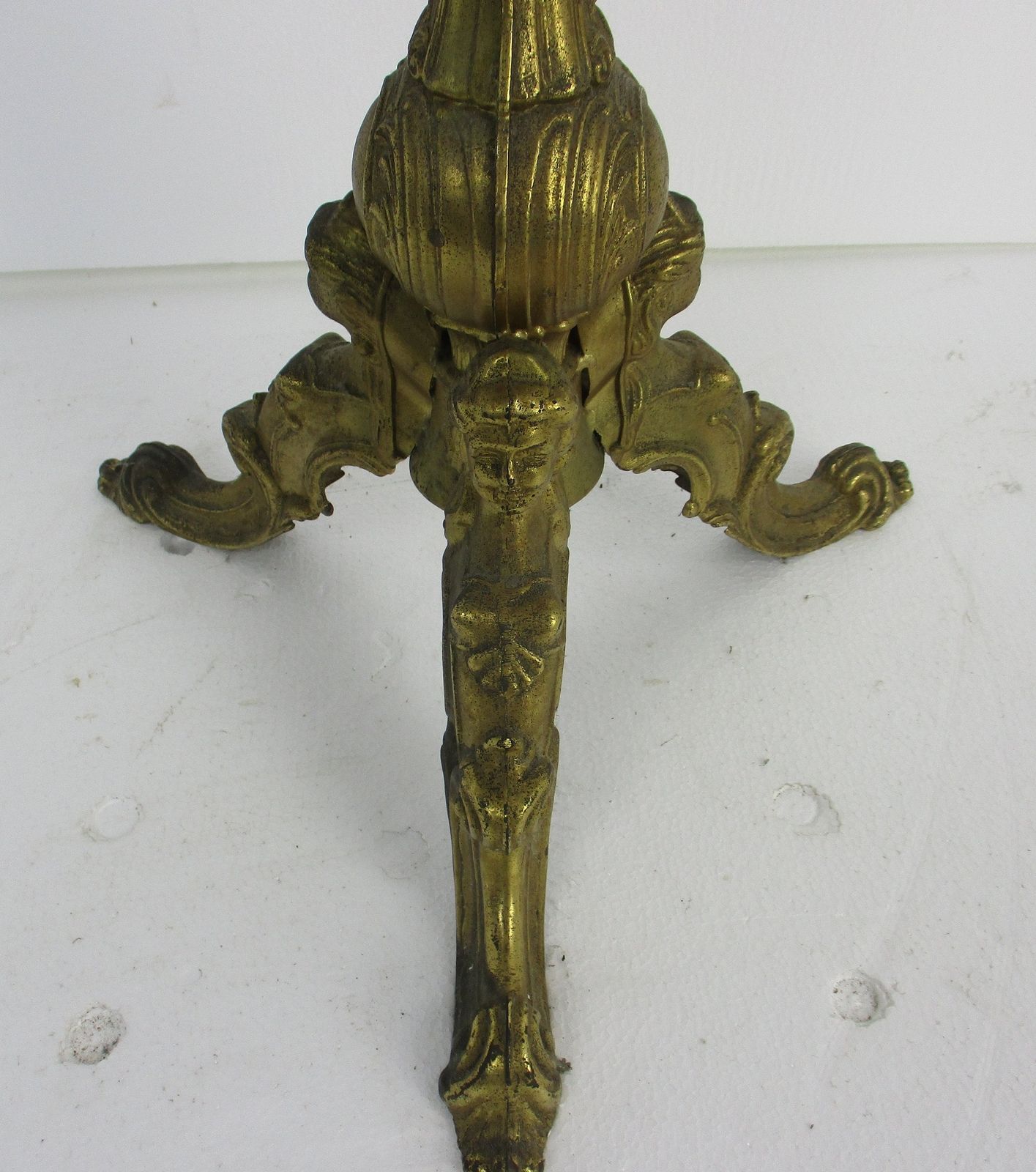 Standing Hall Tree Coat Hallway Rack Brass Mermaids Base Italian Eyecatcher photo vinterior