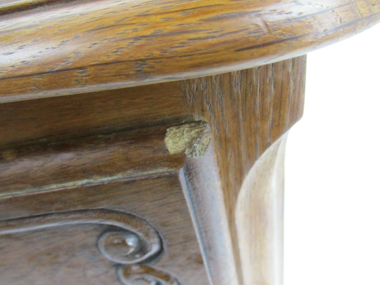 Chest Of Drawers Cabinet End Side Table Night Stand Queen Anne Style Marked photo for sale