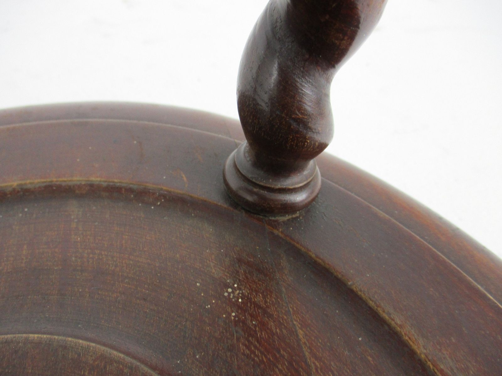Barley Twist Wooden Side Display Coffee Table Pedestal Plant Stand Hand Carved G photo buy