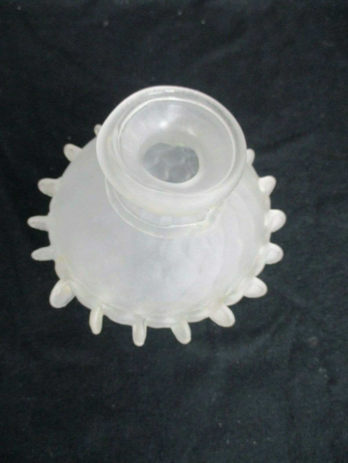 Venetian Murano Chandelier Replacement Part White Italian  Art Glass Reclaimed