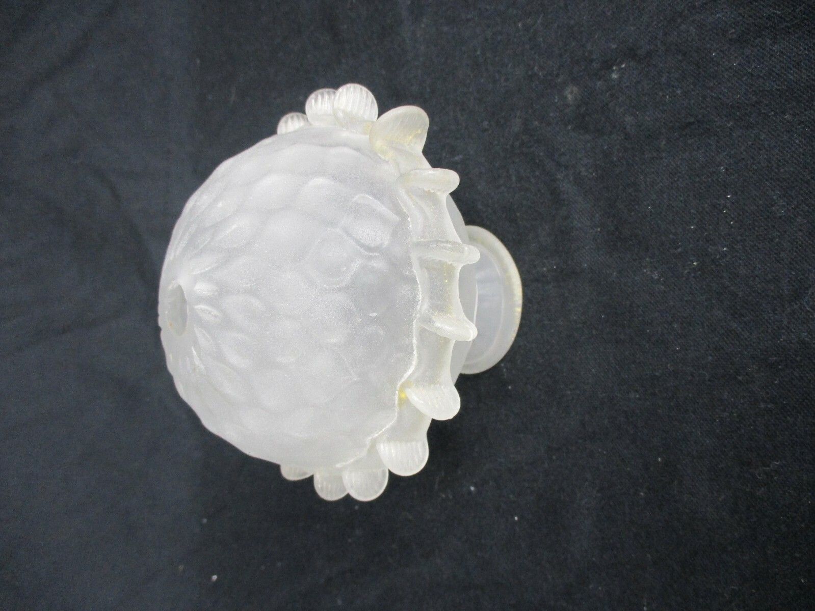 Venetian Murano Chandelier Replacement Part White Italian  Art Glass Reclaimed photo Lighting