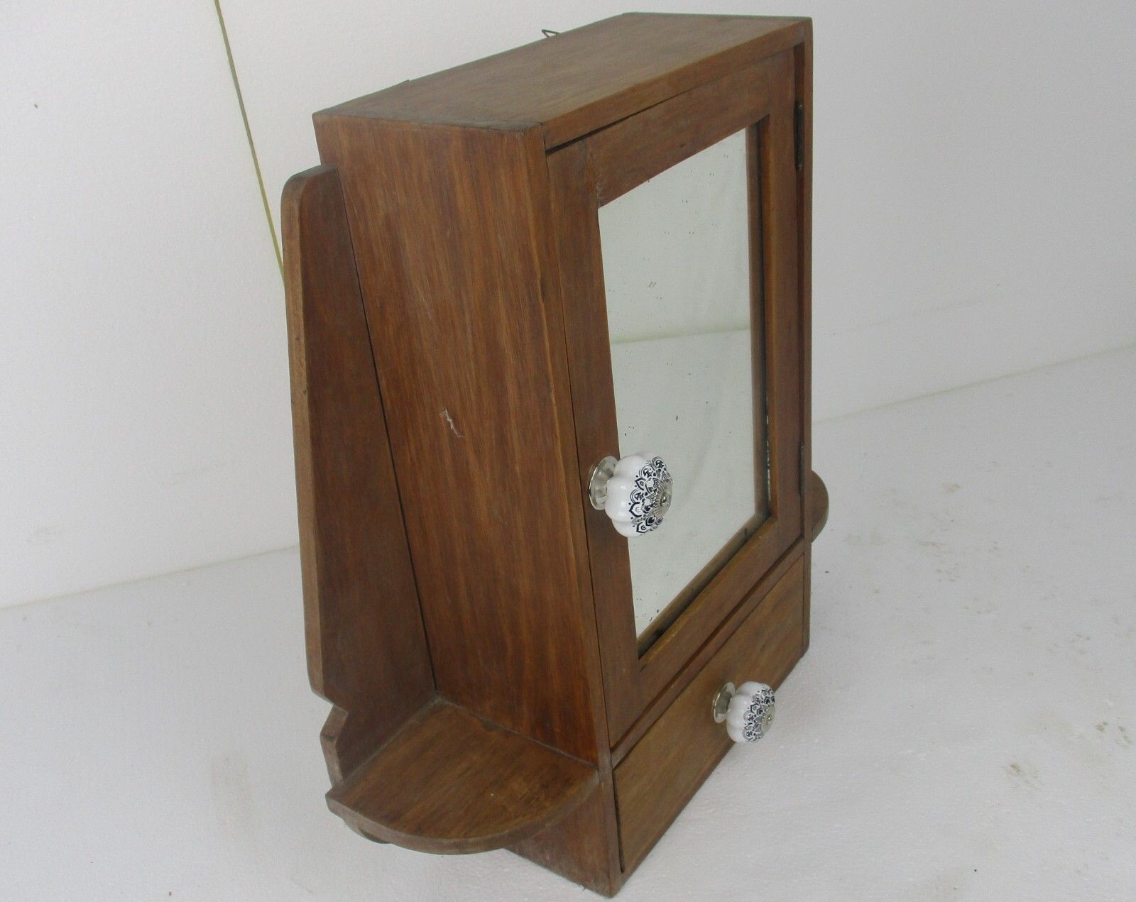 Apothecary Bathroom Medicine Kitchen Cabinet Art Deco Wood Display Cabinet photo furniture