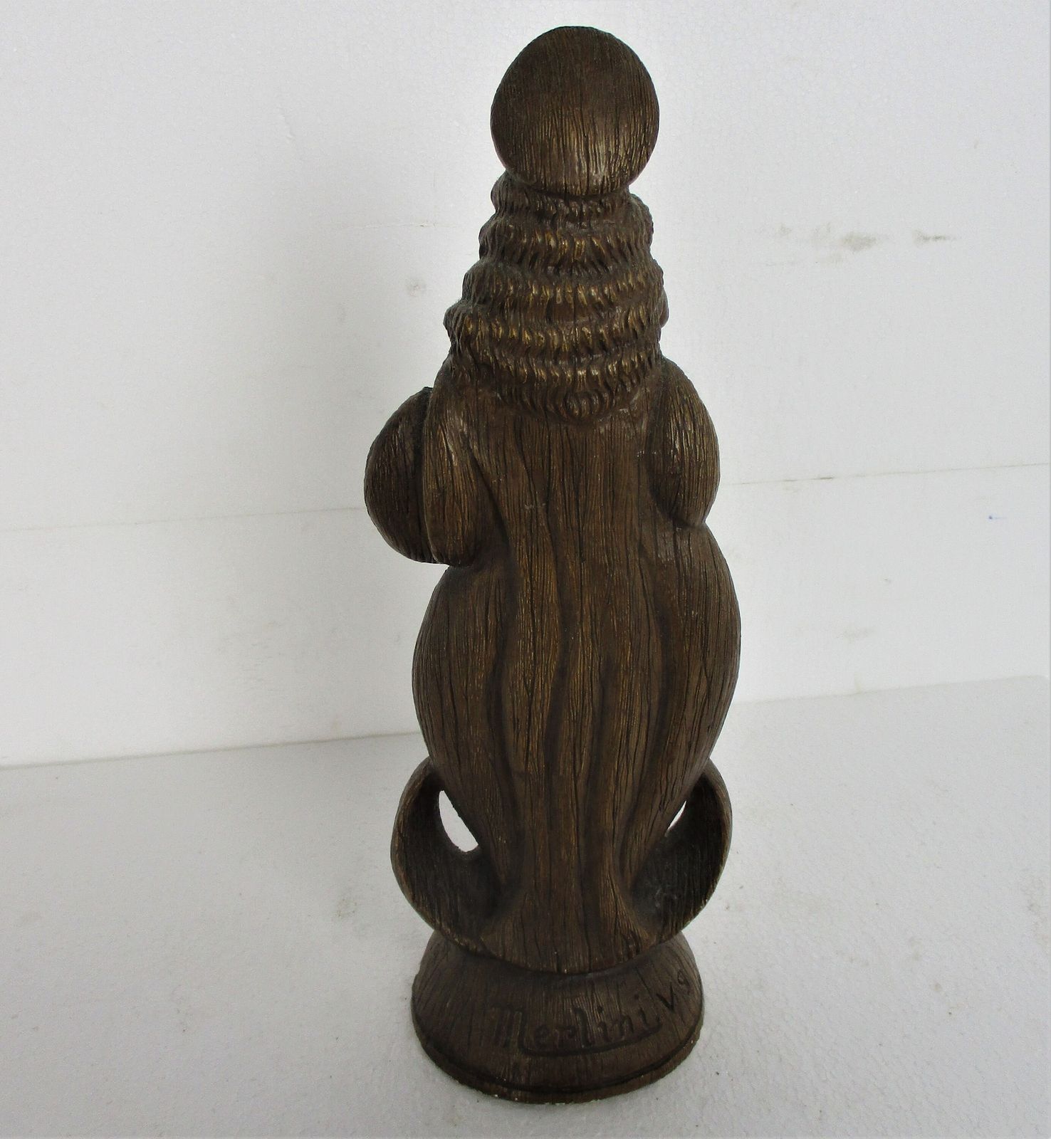 Art Deco Virgin Mary Madonna Infant Child Plaster Statue Tenderness Lovely Statu photo buy