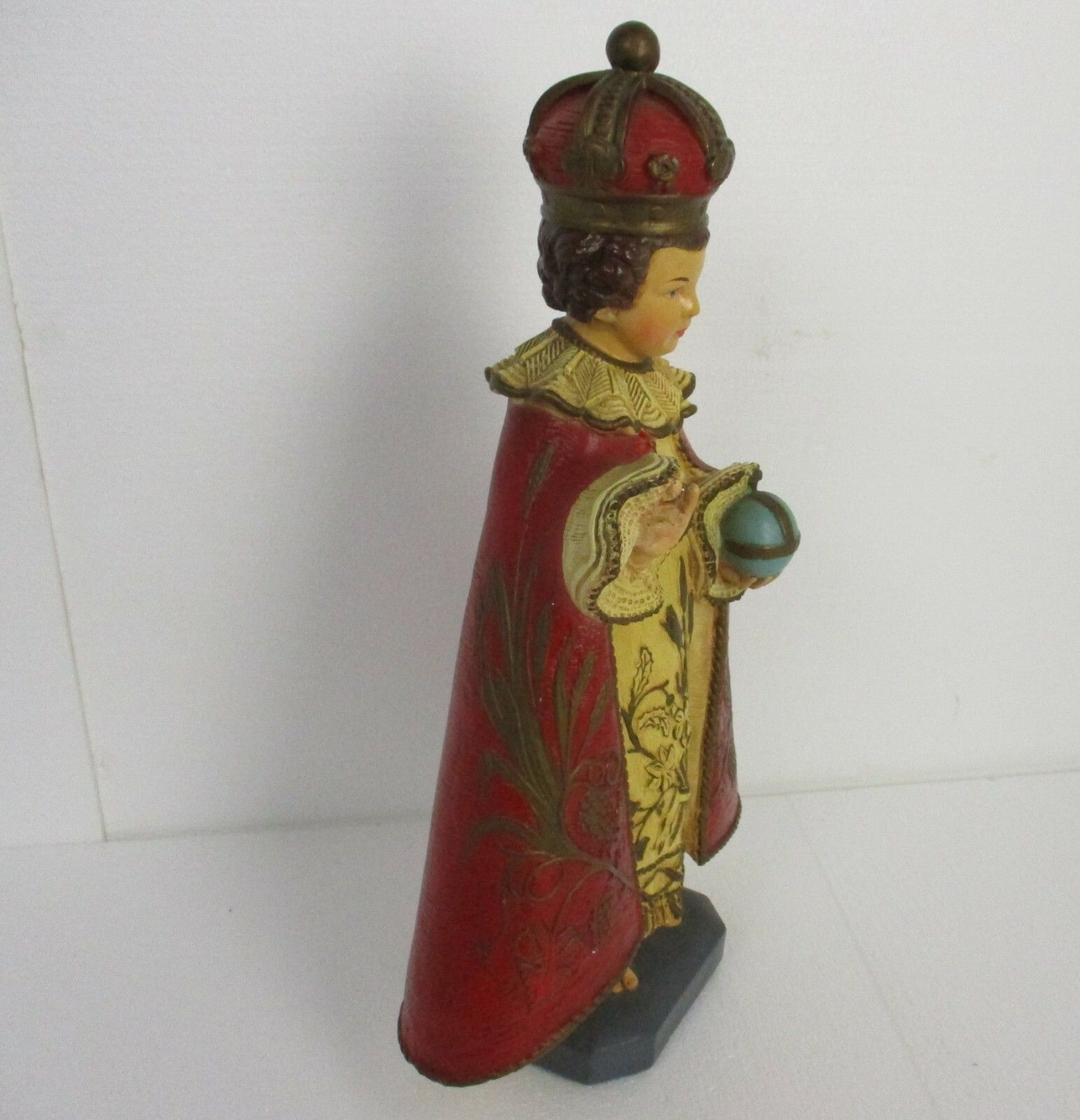Xl Statue Infant Of Prague Infant Jesus Santo Nino Plaster Chapel Collector Wow photo vinterior
