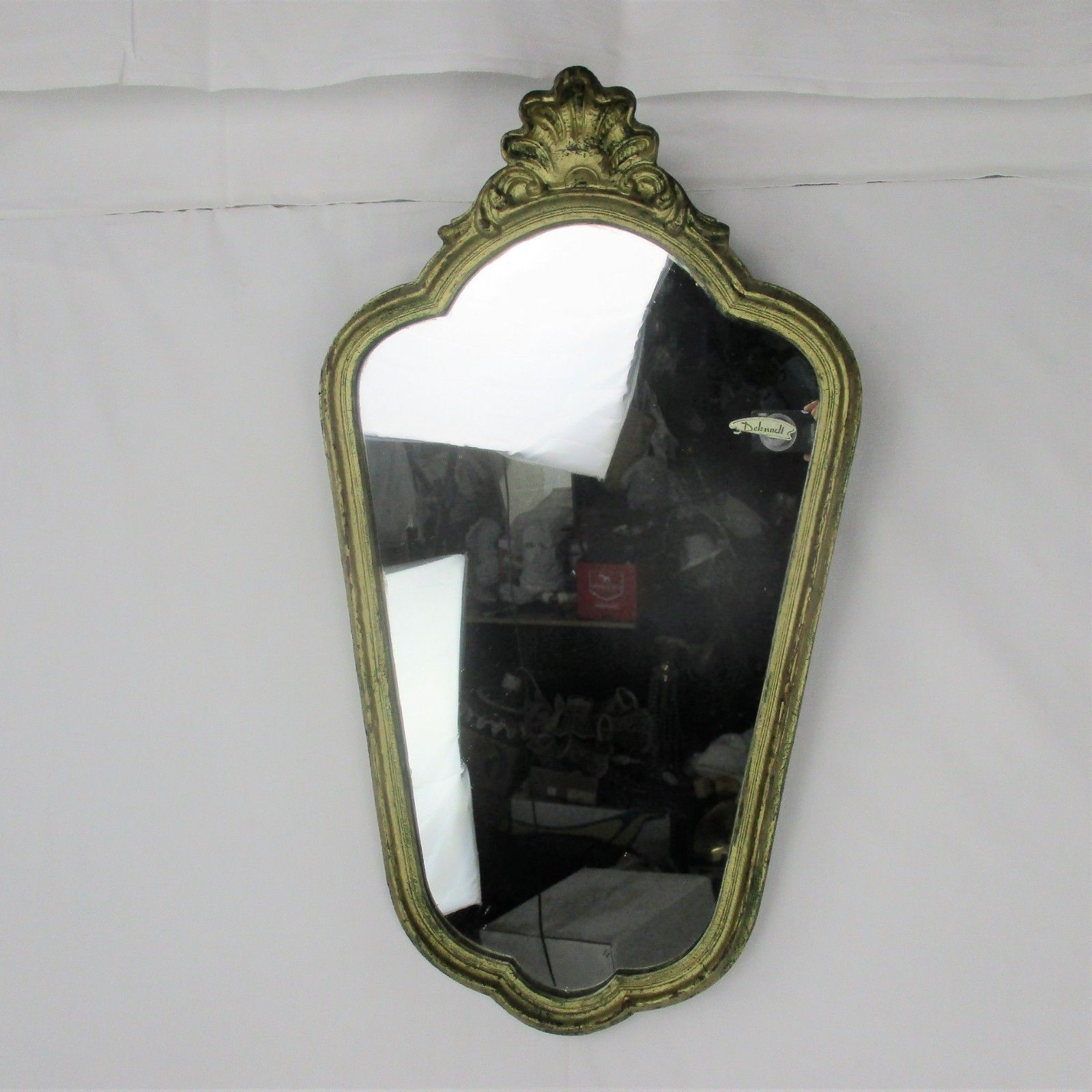 Ornate Mirror  Wood Gold Gilded Ornate Gilt Wood Deknudt Rococo Style photo Home Decor