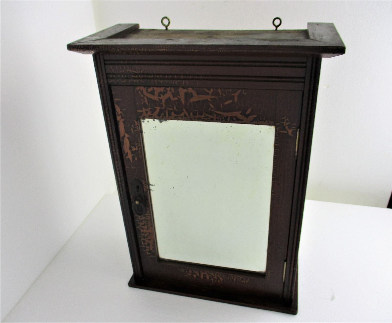 Mid Century Kitchen Apothecary Medicine Pharmacy Bathroom Wall Hanging Cabinet B photo furniture