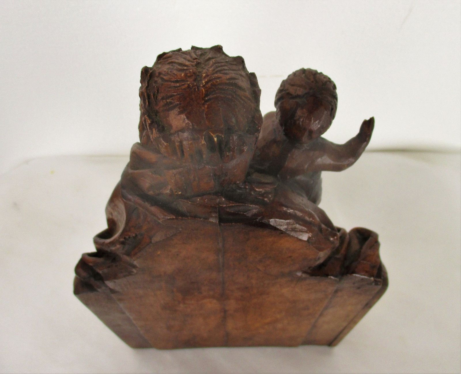 photo furniture Large Statue Notre Dame Our Lady Hunnegem Hunneghem Oak Virgin Mary Collector Ht