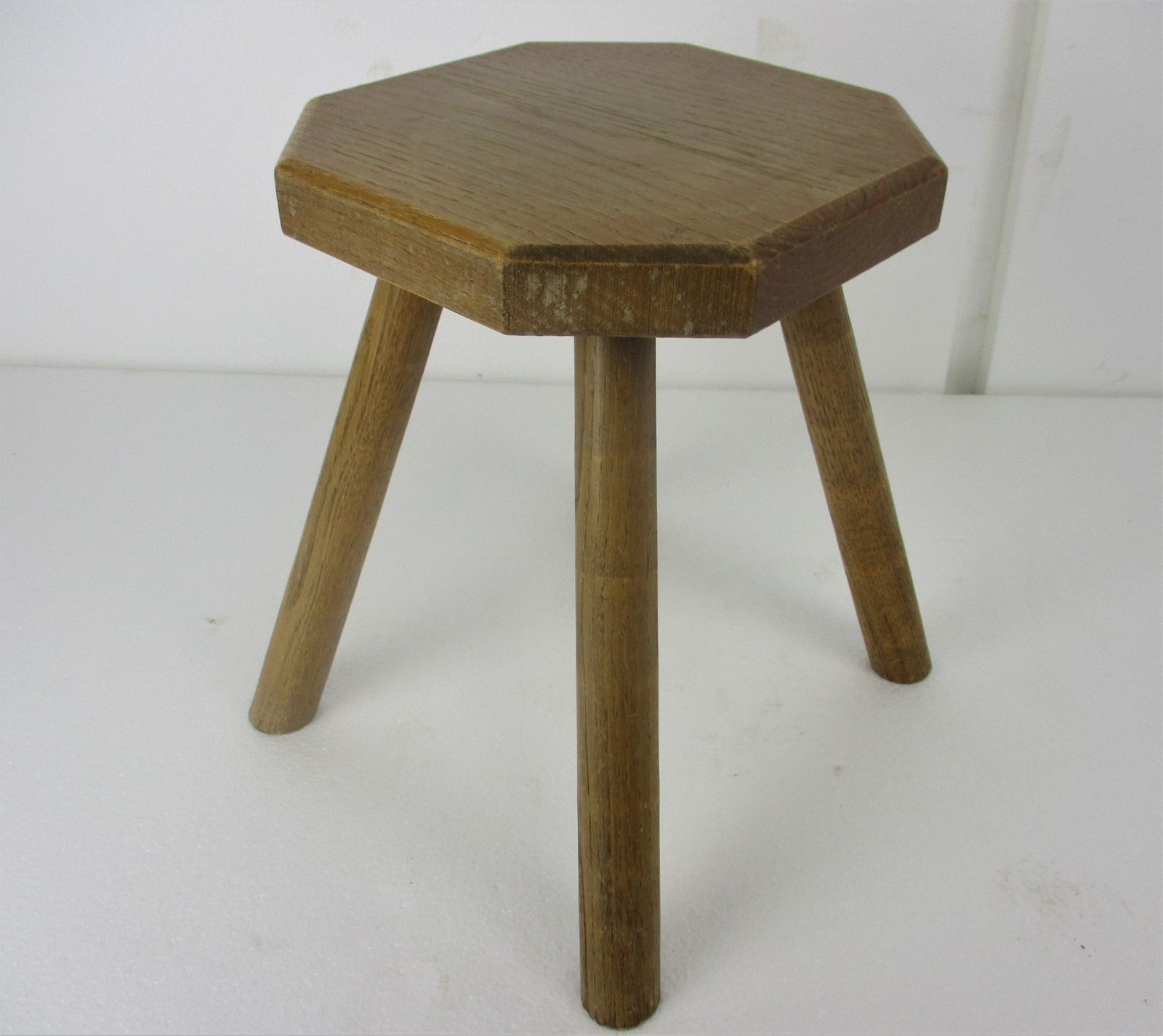 Old Milk Milking Stool Farmhouse Country Barn Style Side Display Table Pedestal photo furniture