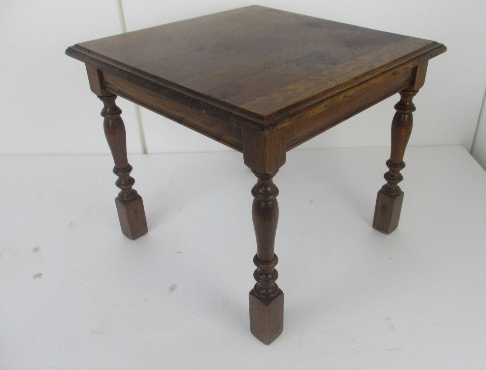 Mid Century French Oak Coffee Side Occasional Table Barn Country Farmhouse Style photo 121.0