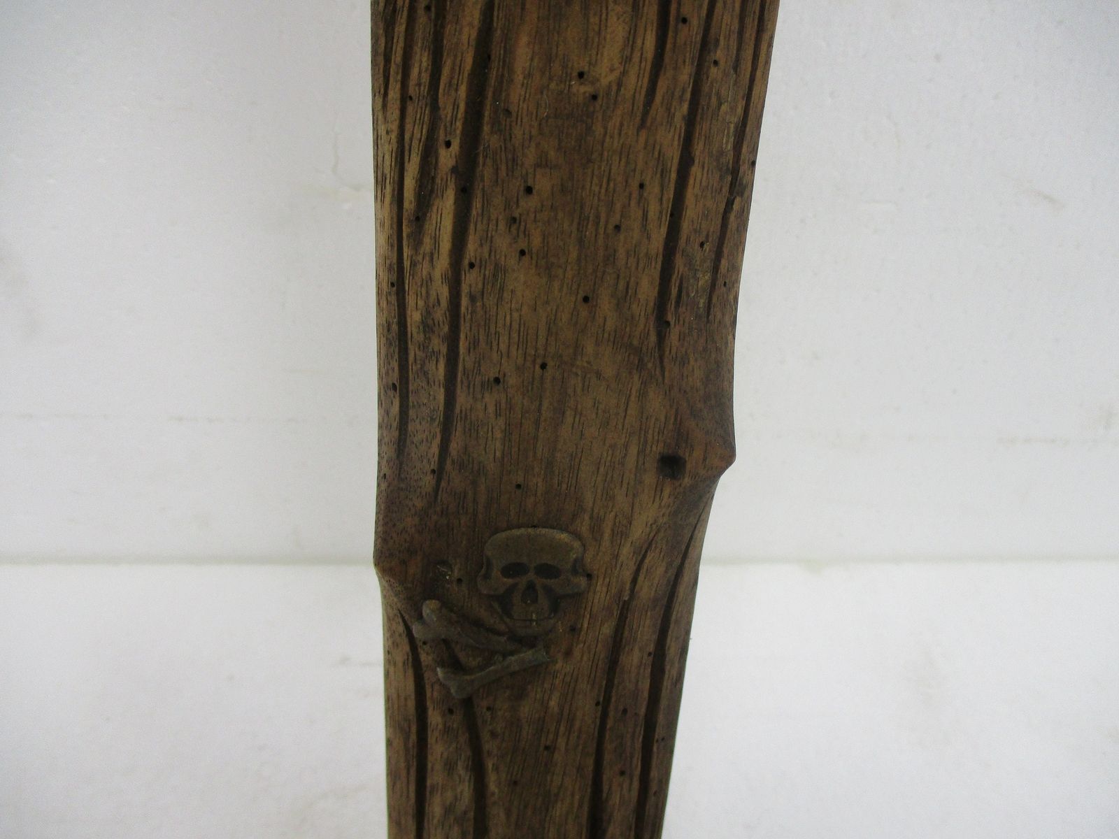 Xl Wall Hanging Hand Carved Wood Crucifix Cross Jesus Christ Brass Corpus 27.55& photo vinterior