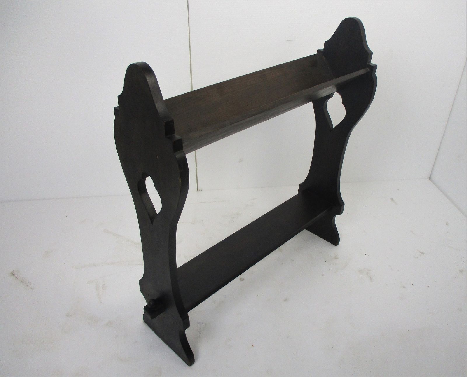 Lovely Book Shelve Stand Storage Sewing Box Side Table Edwardian Wood Country Ba photo for sale