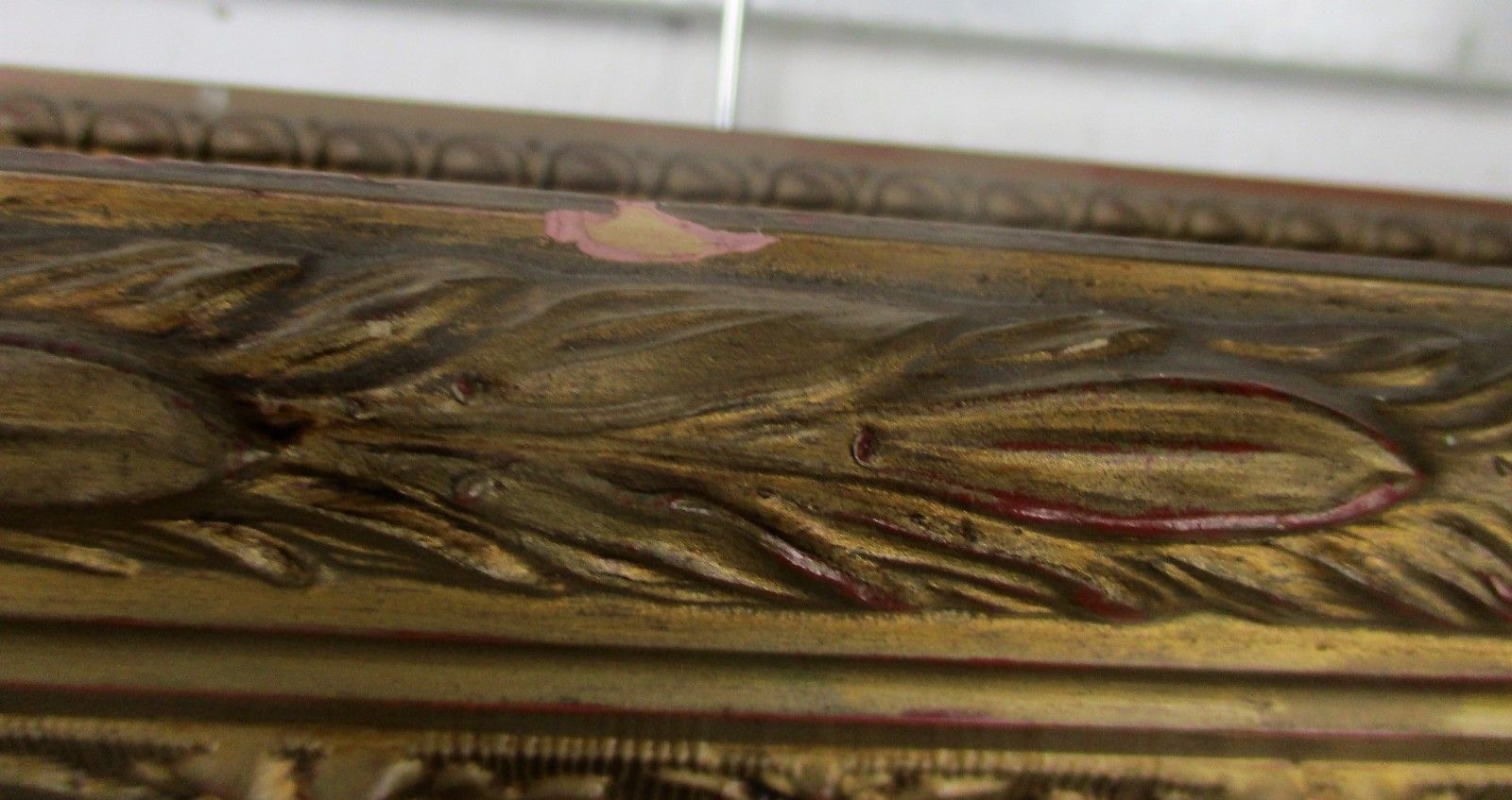 photo furniture Oil Painting On Wood  Framed Couple In Bar Victorian Scene Gorgeous Frame Signed