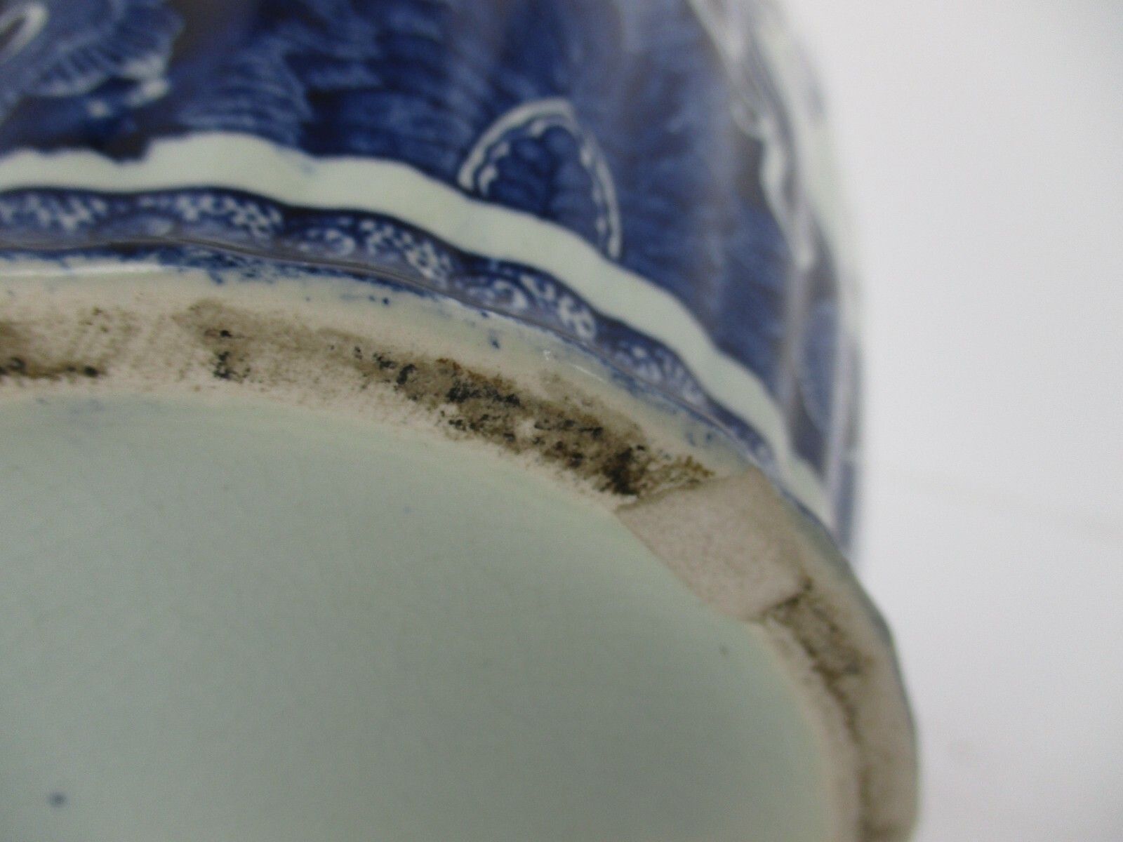 Home Decor Royal Sphinx Maastricht Delft Vase Urn Marked Boch Blue White Foo Dog 15.74" photo