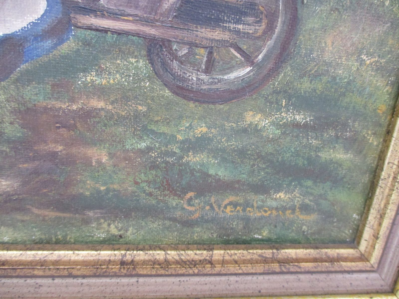 Painting The Angelus After Jean Francois Millet Ave Maria Praying Farmers Framed photo Art