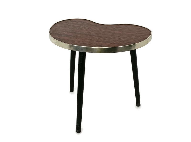 Retro Vintage Tripod Coffee Side Wine Table Mid Century Space Age Rockabilly Bro