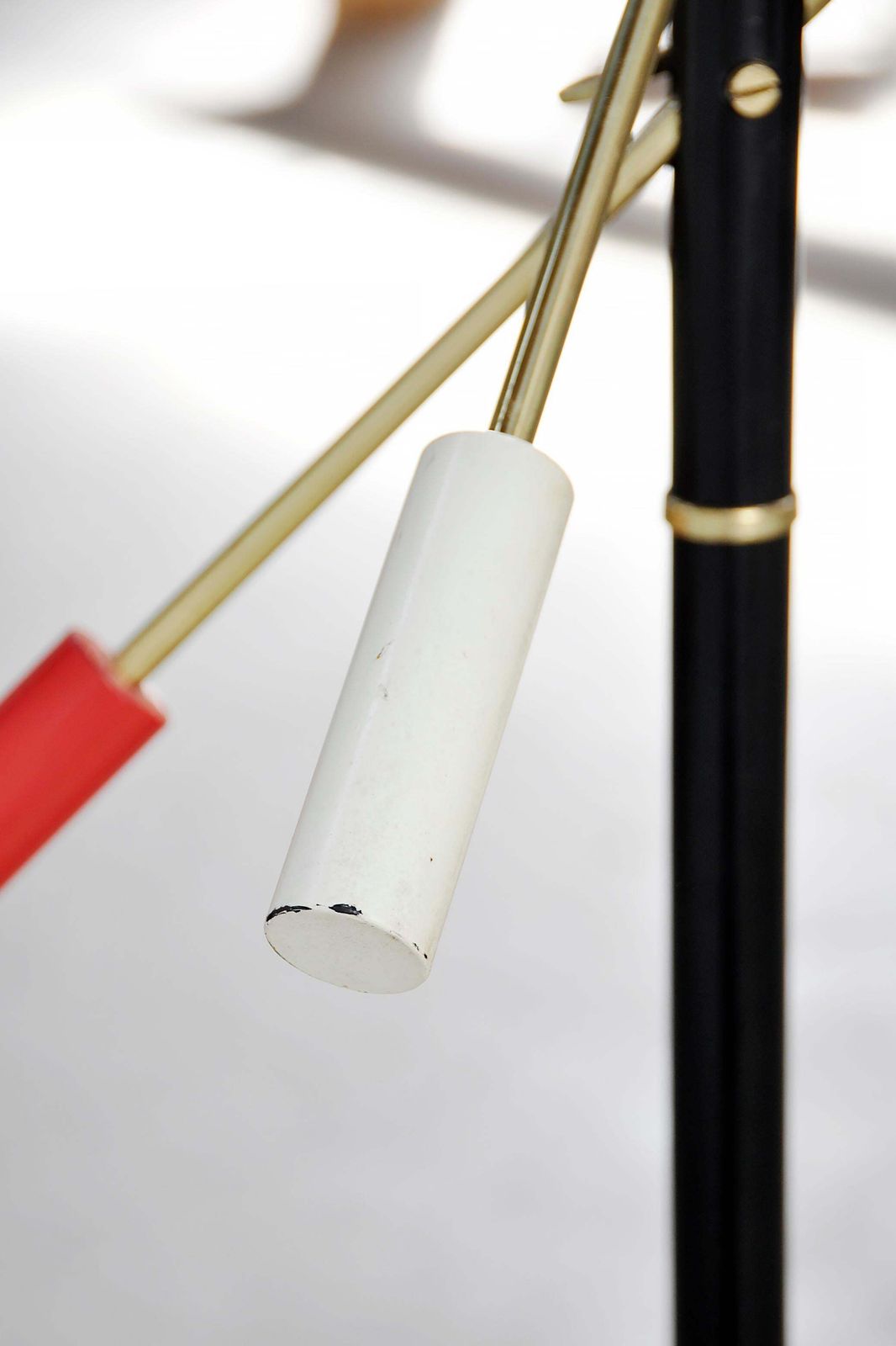 photo buy Original 50's Italian Tricolor Counterweight “Diabolo” Floor Lamp