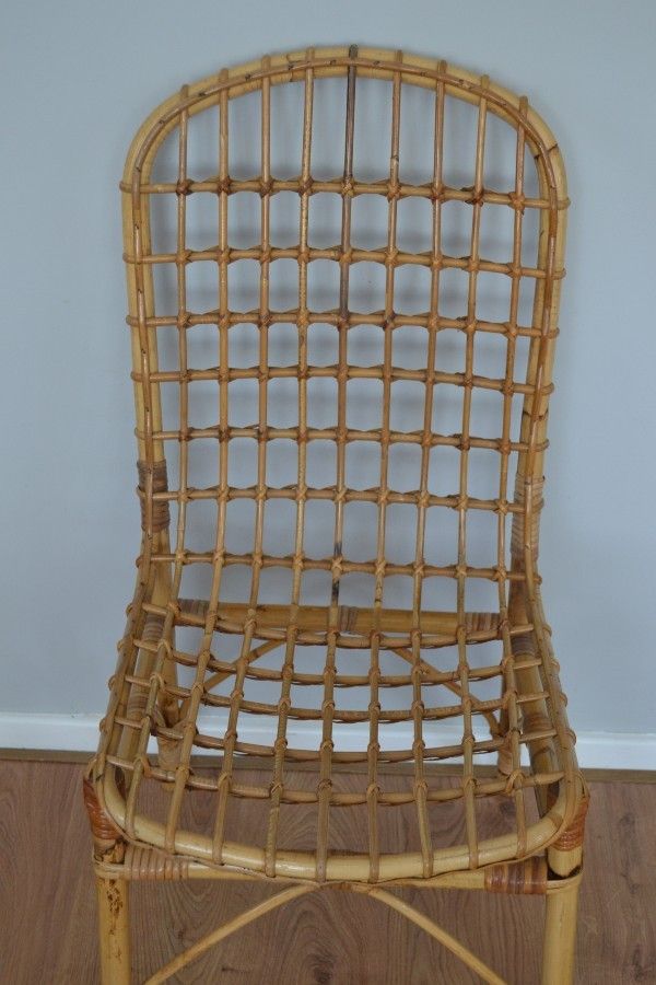 1960s Bamboo Bedroom Chair photo for sale