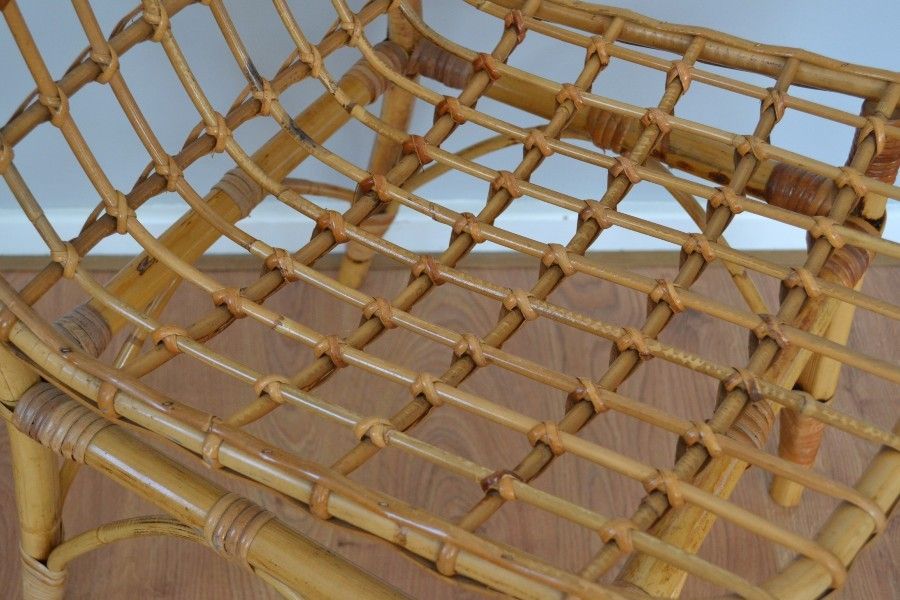 1960s Bamboo Bedroom Chair photo vinterior