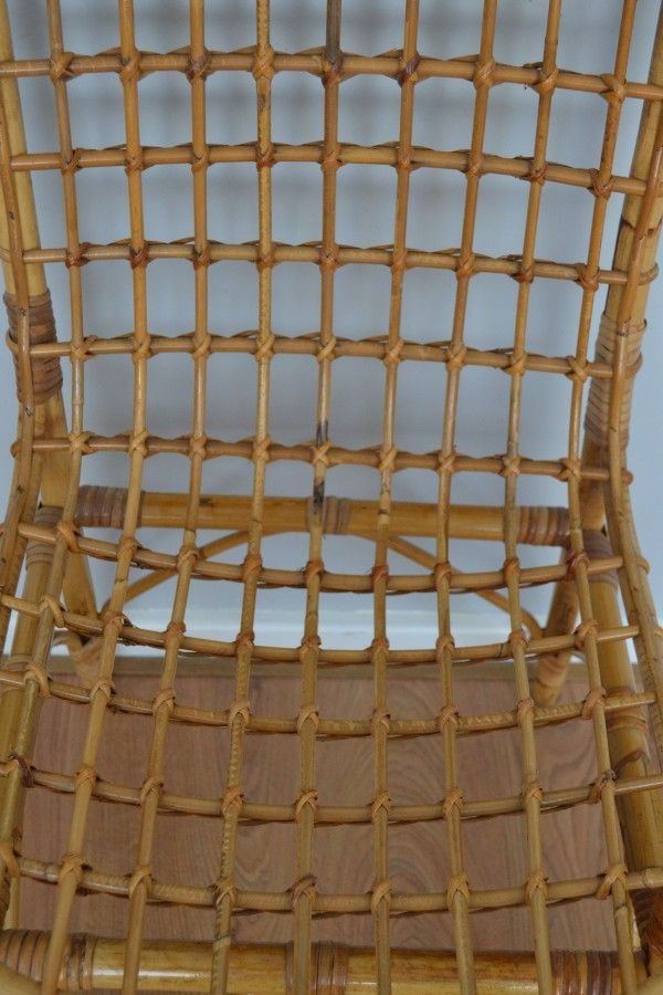 1960s Bamboo Bedroom Chair photo buy