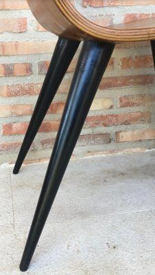 photo for sale Mid Century Chairs With Conical Legs, 1950s, Set Of 2