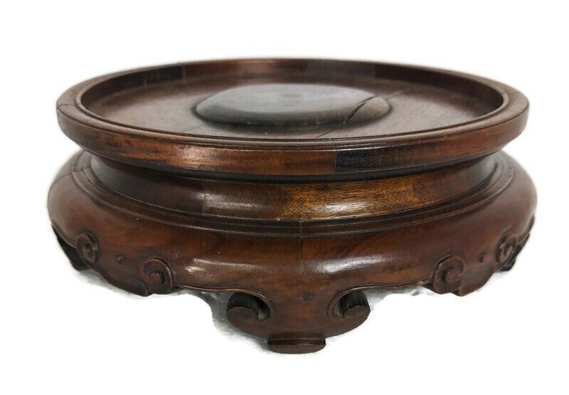 Pedestal Stand For Planter Large Flower Jardiniere Or Vase Chinese Wood Display