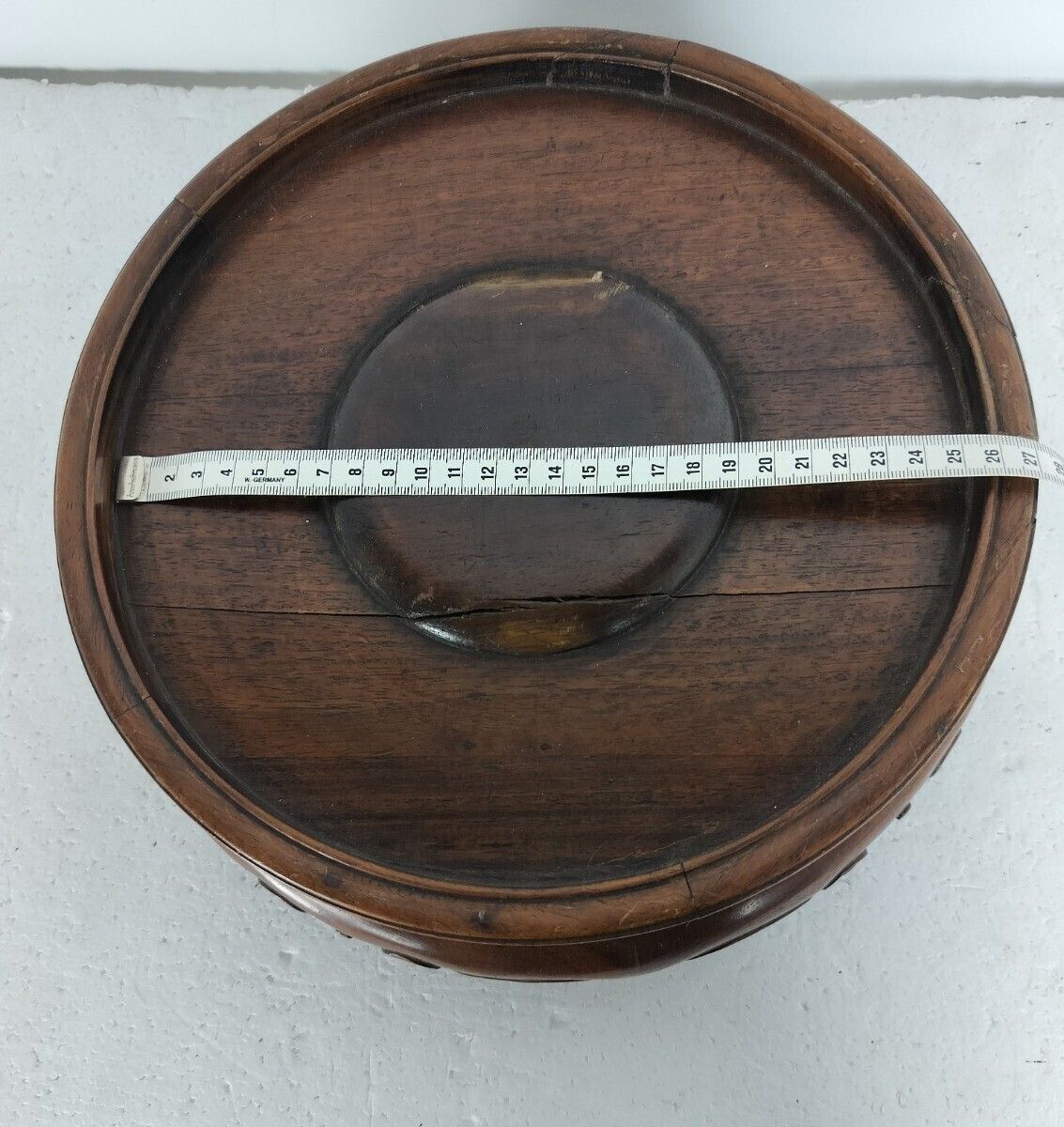 Pedestal Stand For Planter Large Flower Jardiniere Or Vase Chinese Wood Display photo buy