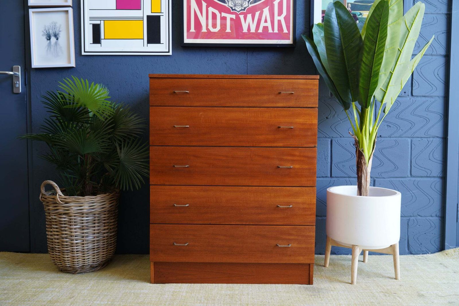 Austin Suite Chest Of Drawers   Mid Century 1960s (Oak) photo furniture