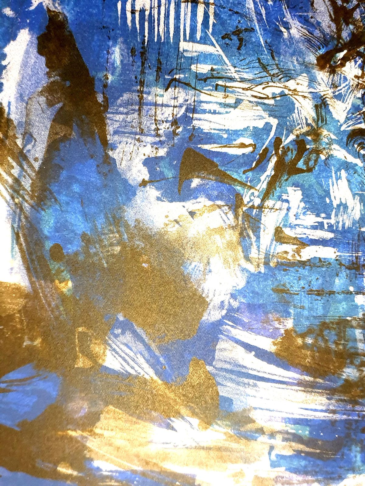 Zao Wou Kizao Wou Ki   Original Lithograph   Abstract Composition1962 photo furniture