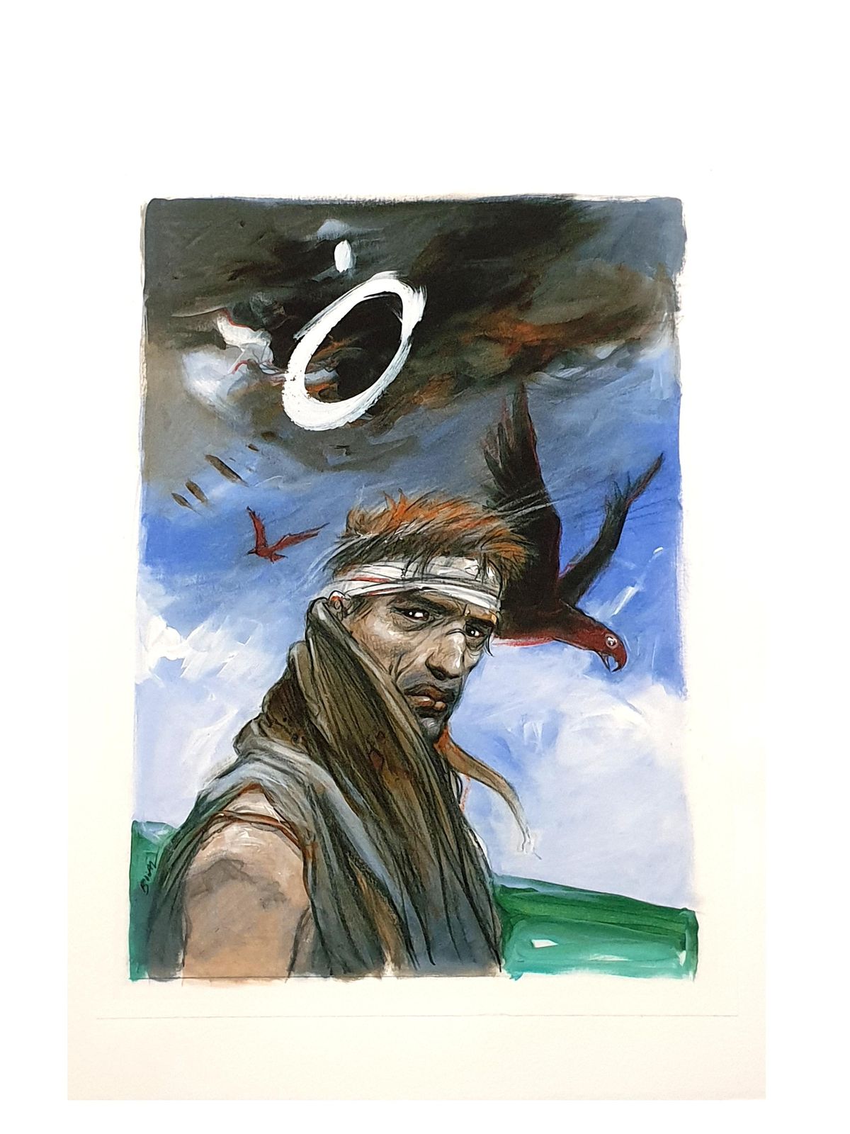 Enki Bilalenki Bilal   Gaze   Original Lithograph2012 photo for sale