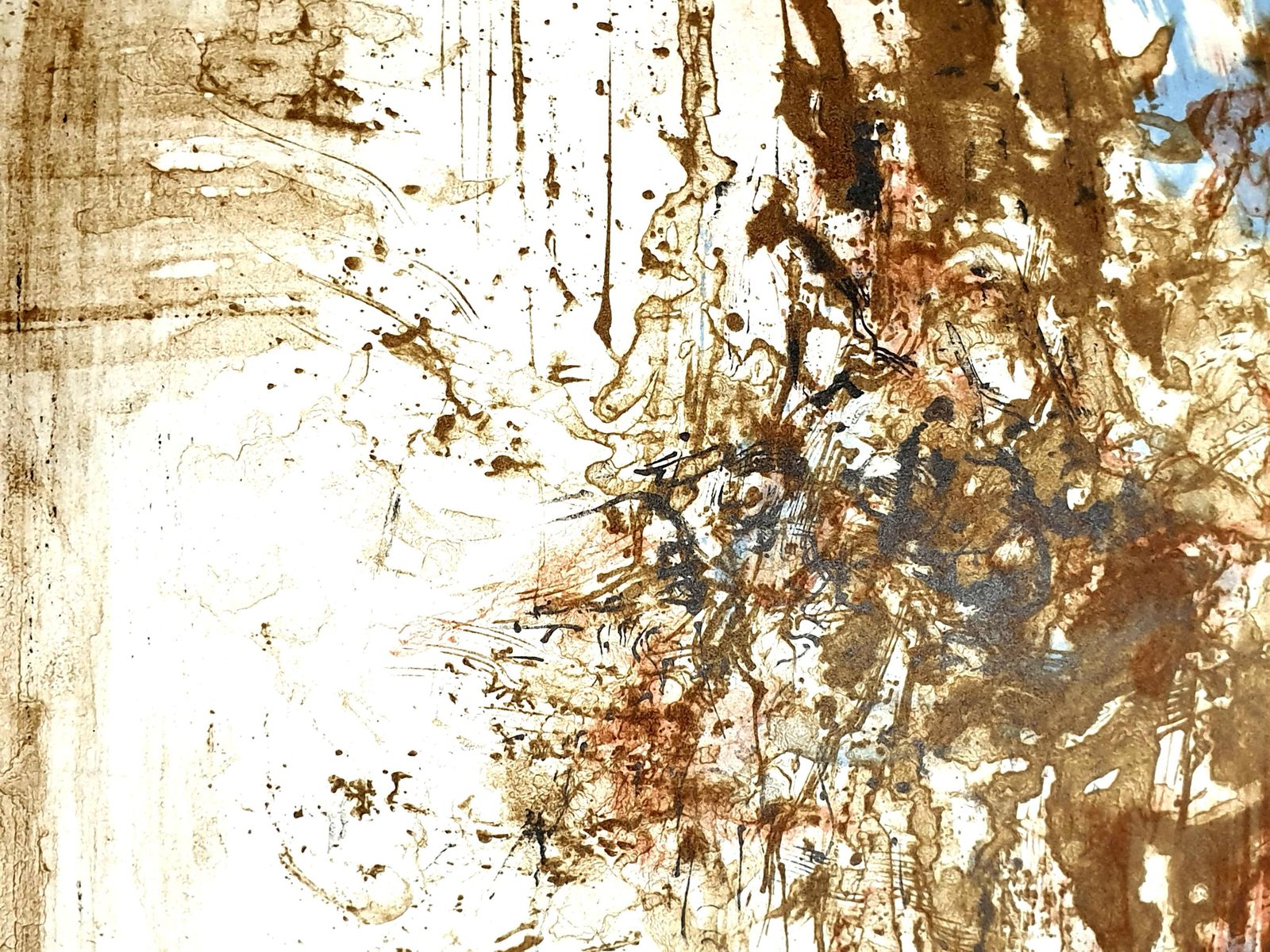 Zao Wou Kizao Wou Ki   Original Lithograph   Abstract Composition1962 photo 3715.0