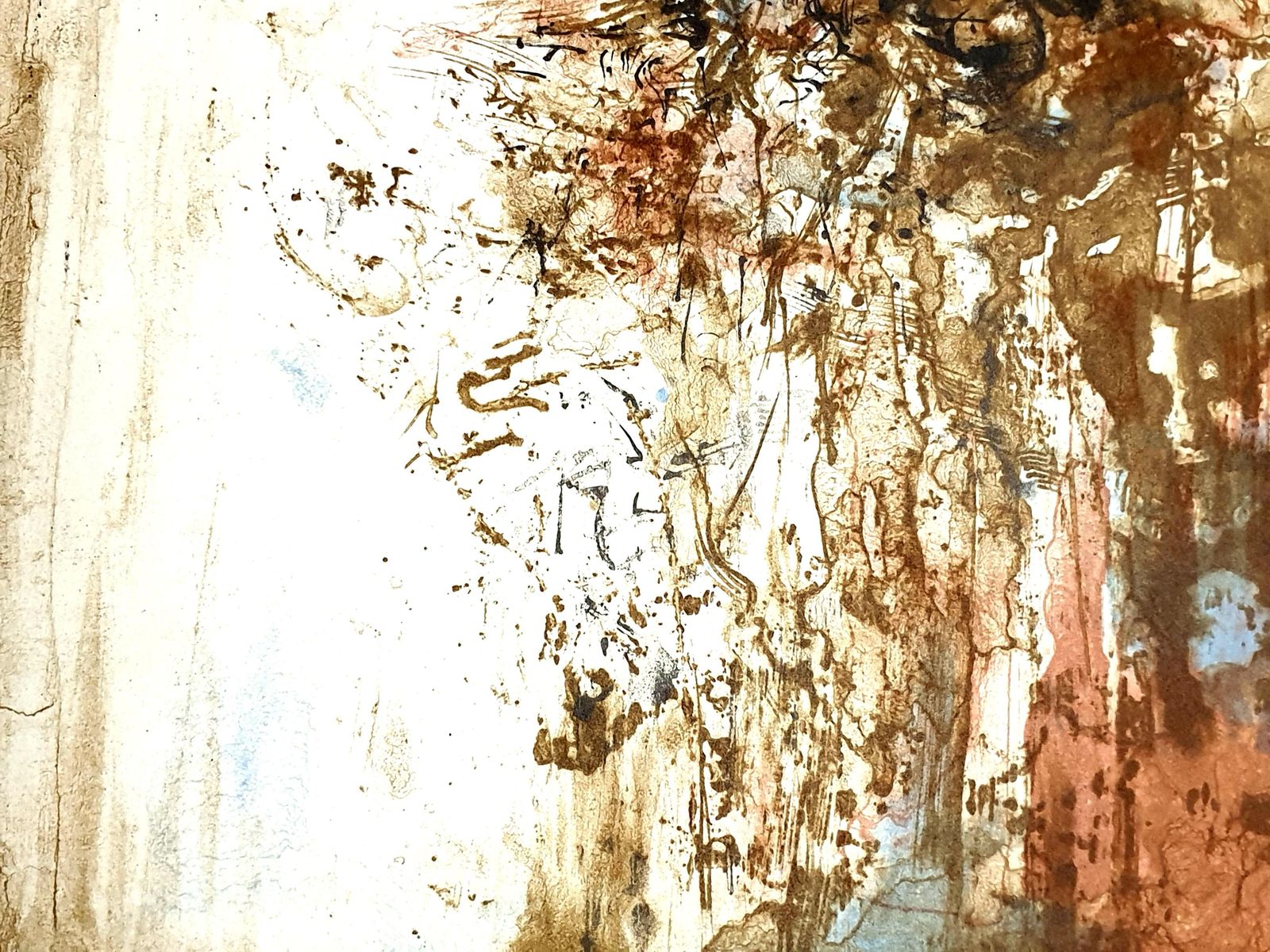 Zao Wou Kizao Wou Ki   Original Lithograph   Abstract Composition1962 photo vinterior