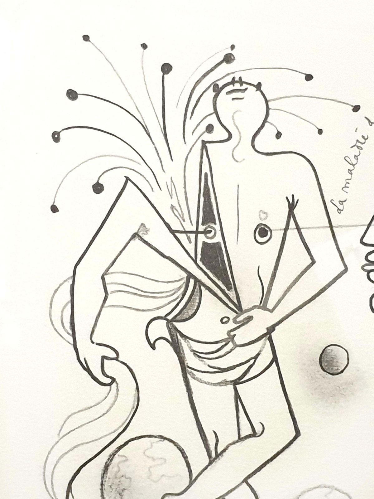 Jean Cocteaujean Cocteau   Parametabolismes   Original Lithograph1956 photo vintage