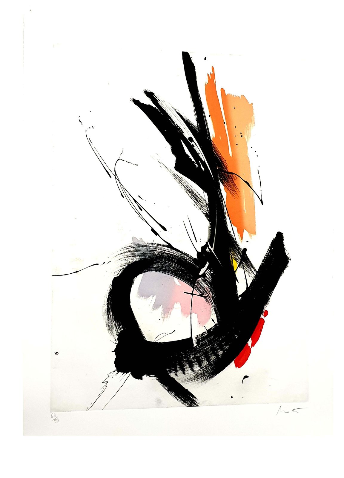 Jean Miottejean Miotte   Abstract Composition   Original Signed Lithograph1990