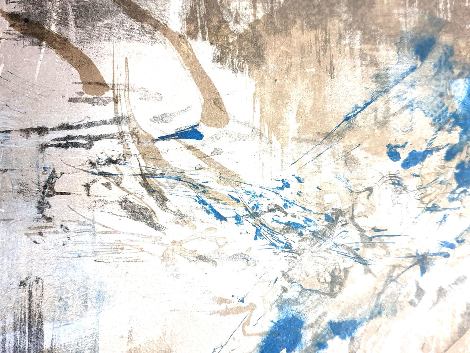 Zao Wou Kizao Wou Ki   Original Lithograph   Abstract Composition1962 photo Art
