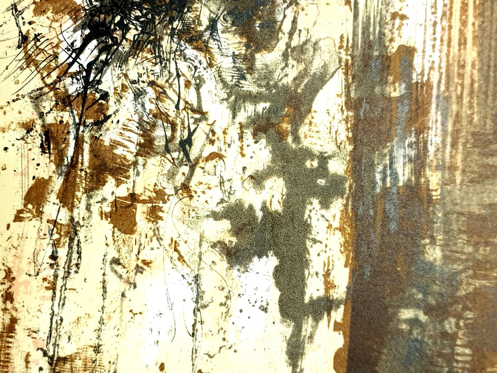 Zao Wou Kizao Wou Ki   Original Lithograph   Abstract Composition1962 photo 3715.0