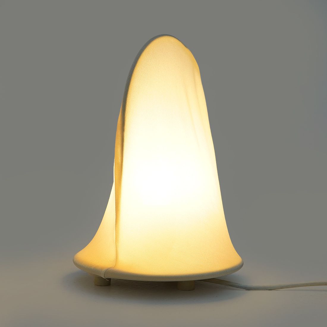 photo for sale Table Lamp With Fabric Shade, 1970s