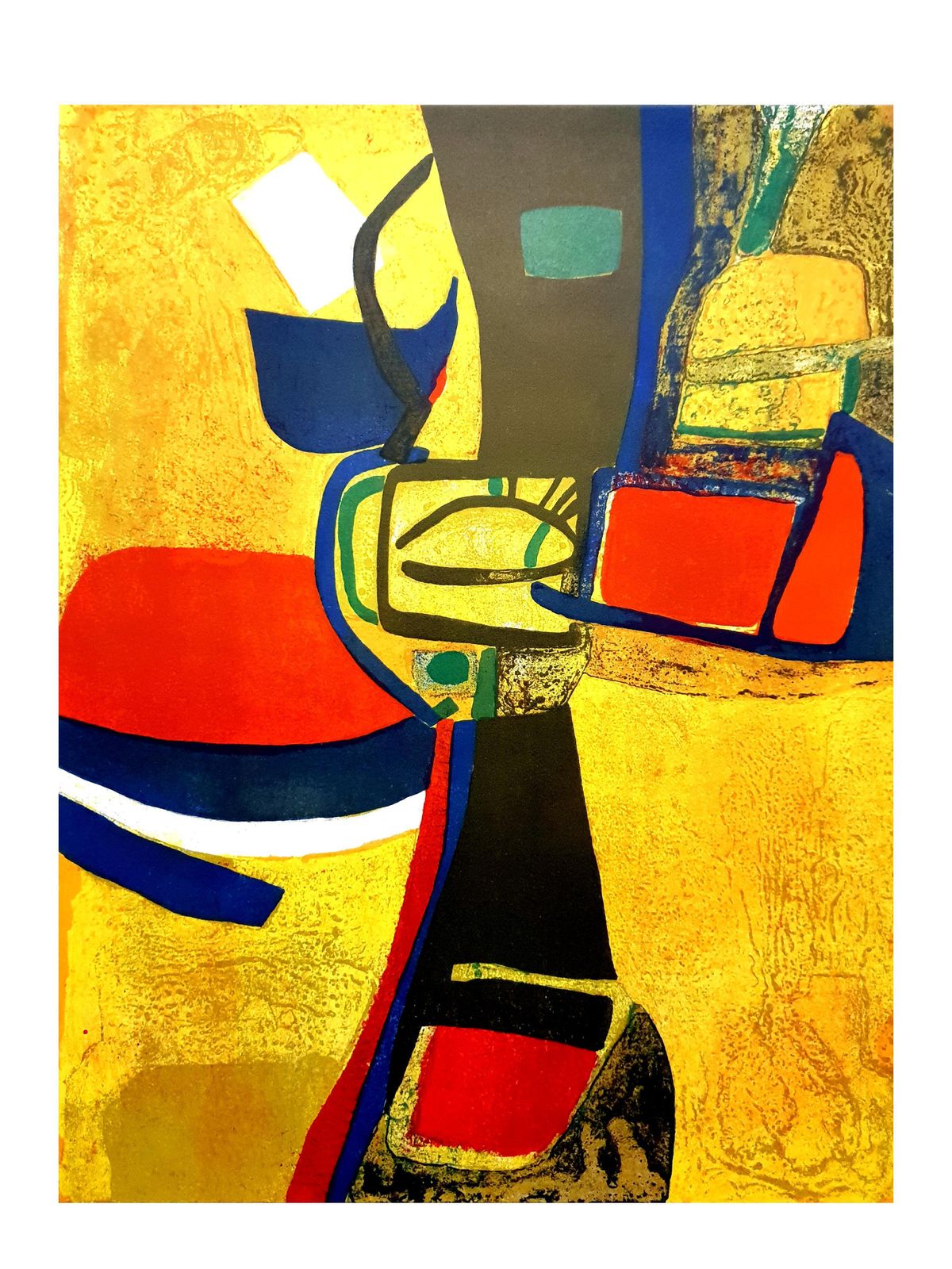 Maurice Estèvemaurice Estève   Composition   Original Lithograph1965 photo vintage